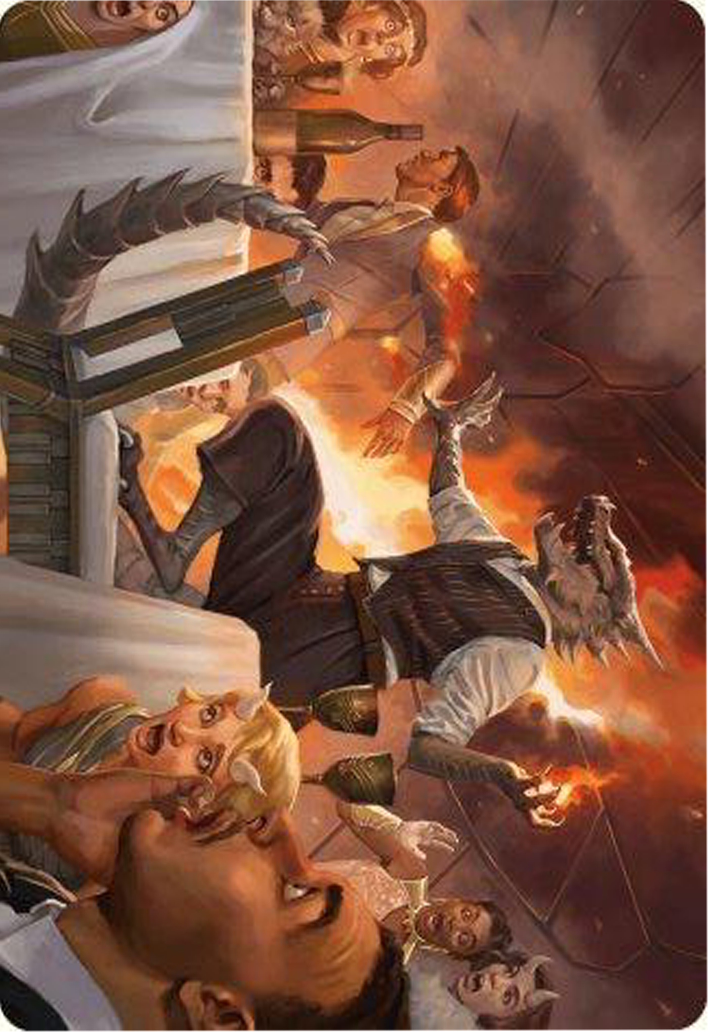 Party Thrasher Art Card [Modern Horizons 3 Art Series] | Good Games Cannington