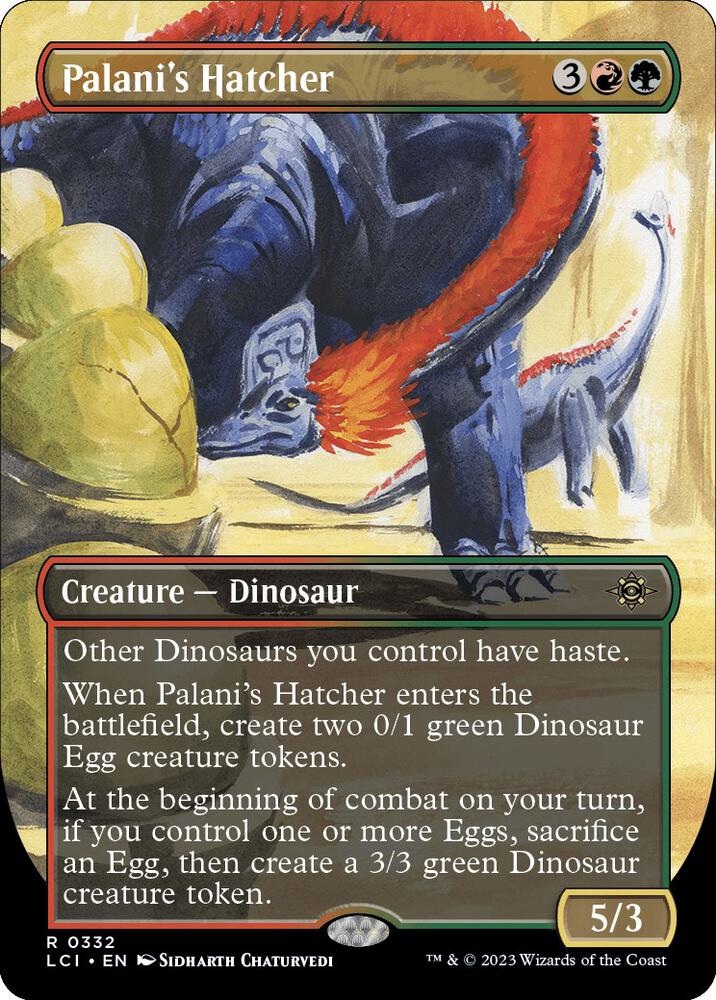 Palani's Hatcher 332/291 (The Lost Caverns of Ixalan)  - Borderless | Good Games Cannington