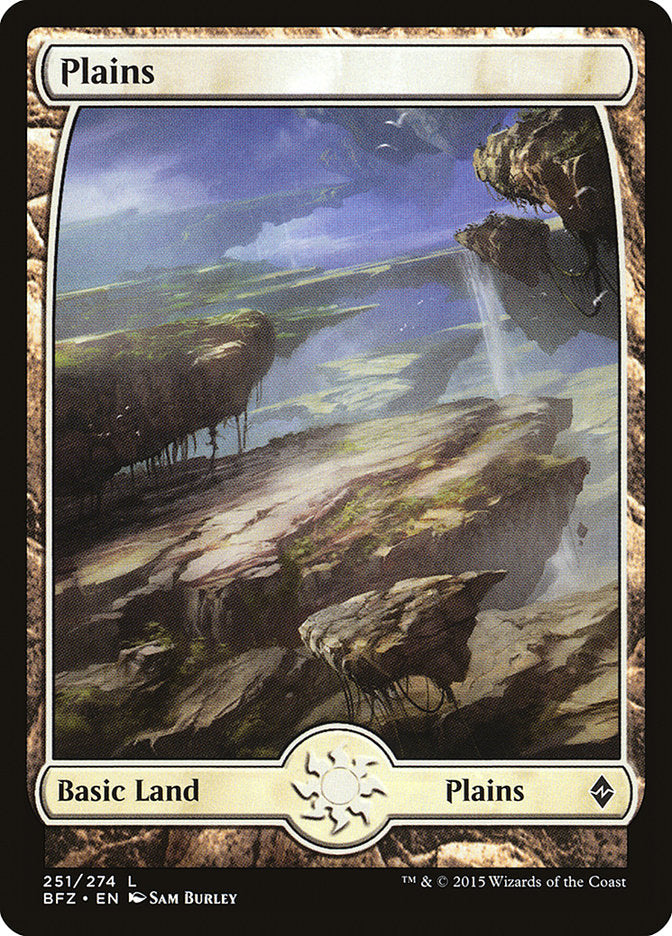 Plains (251) (Full Art) [Battle for Zendikar] | Good Games Cannington