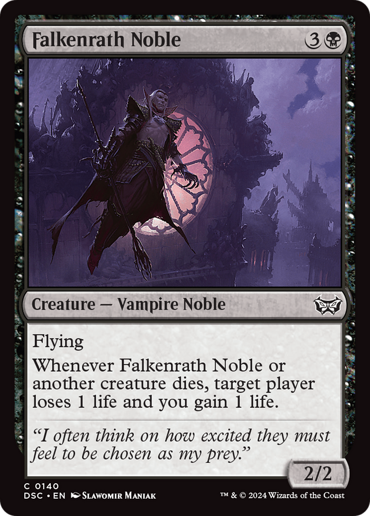 Falkenrath Noble [Duskmourn: House of Horror Commander] | Good Games Cannington