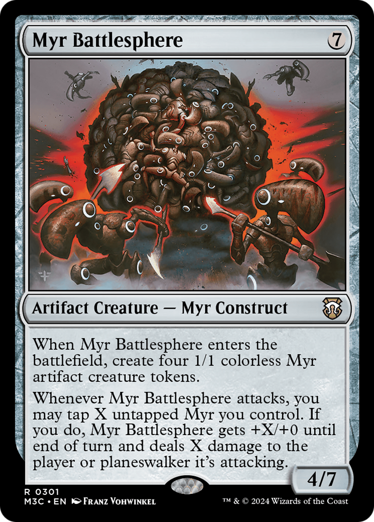 Myr Battlesphere [Modern Horizons 3 Commander] | Good Games Cannington