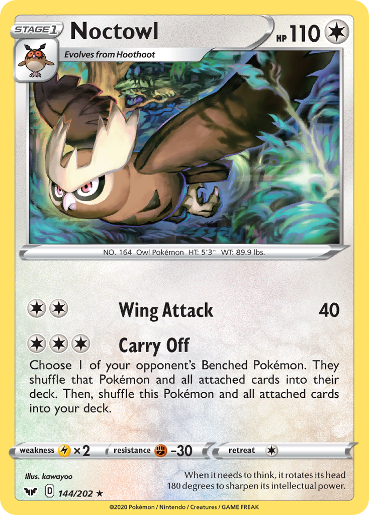 Noctowl (144/202) [Sword & Shield: Base Set] | Good Games Cannington