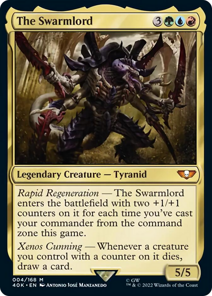 The Swarmlord (Surge Foil) [Warhammer 40,000] | Good Games Cannington