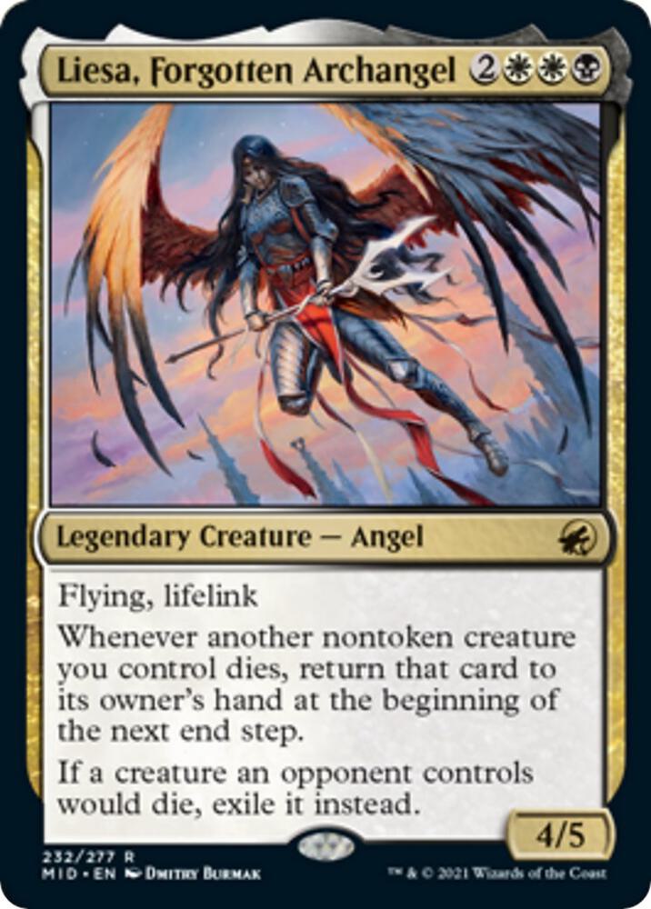 Liesa Forgotten Archangel 232/277 (Innistrad: Midnight Hunt)  | Good Games Cannington
