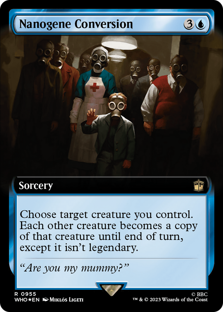 Nanogene Conversion (Extended Art) (Surge Foil) [Doctor Who] | Good Games Cannington
