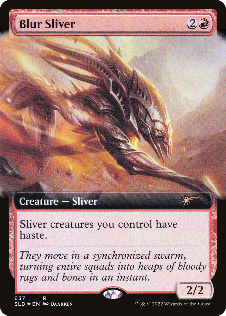 Blur Sliver (Extended Art) [Secret Lair Drop Promos] | Good Games Cannington