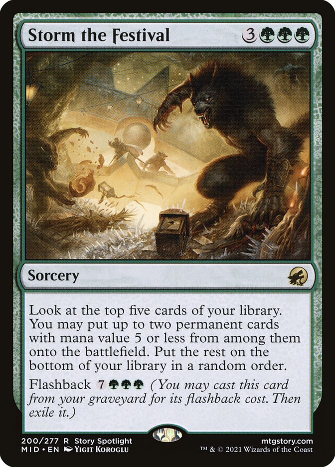 Storm the Festival 200 (Innistrad: Midnight Hunt)  | Good Games Cannington