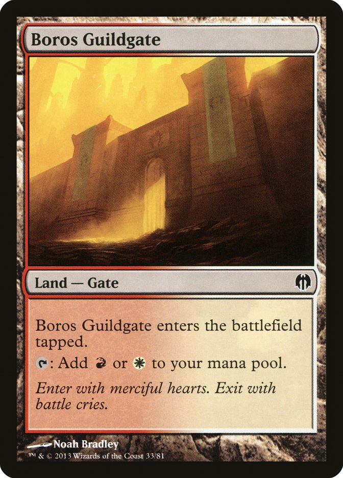 Boros Guildgate [Duel Decks: Heroes vs. Monsters] | Good Games Cannington