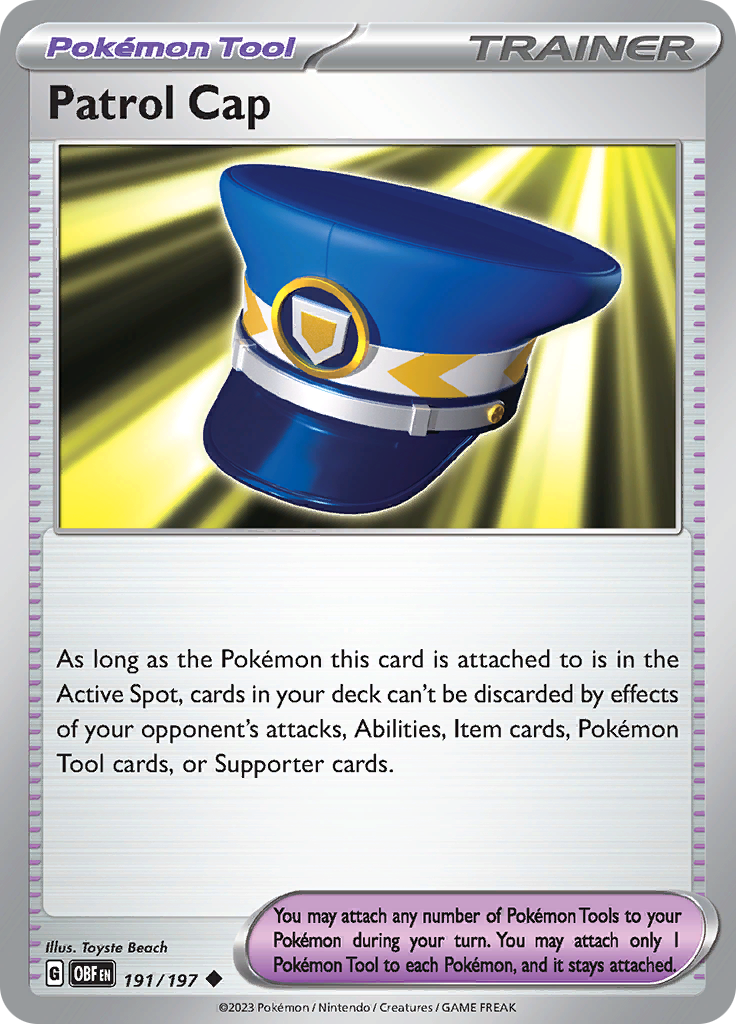 Patrol Cap (191/197) [Scarlet & Violet: Obsidian Flames] | Good Games Cannington