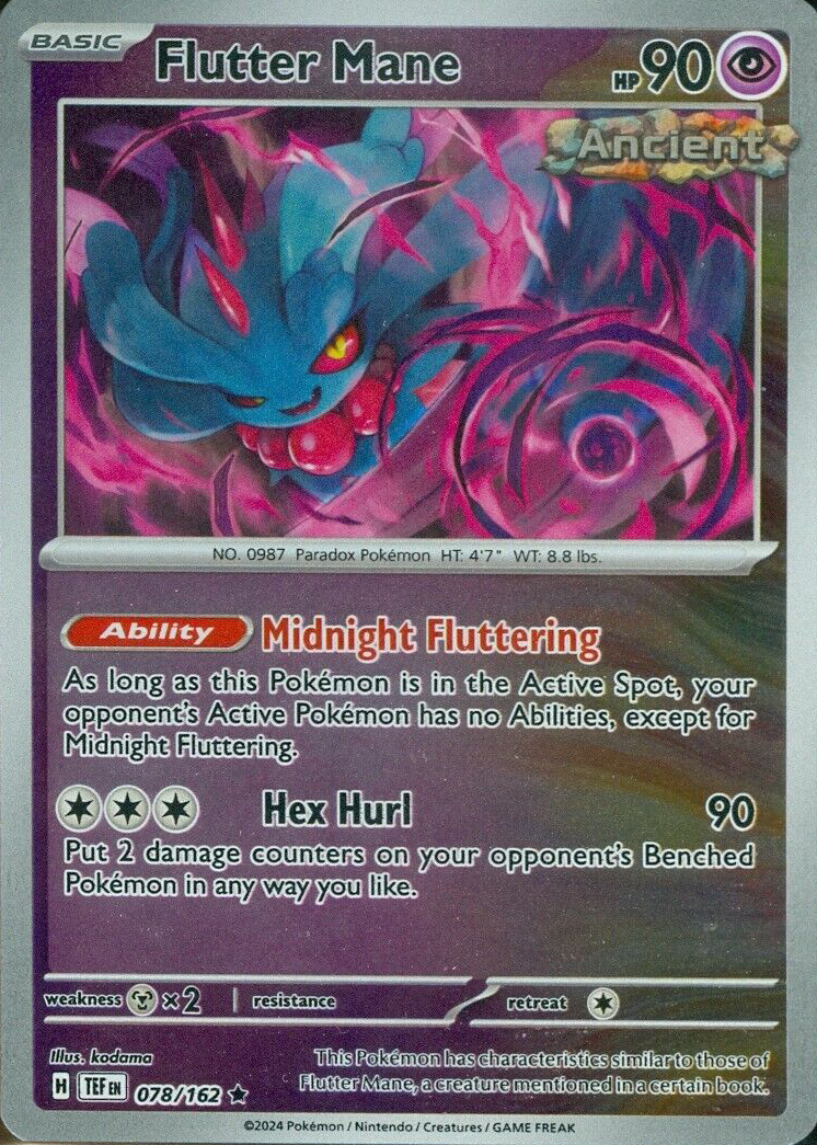 Flutter Mane (078/162) [Scarlet & Violet: Temporal Forces] | Good Games Cannington
