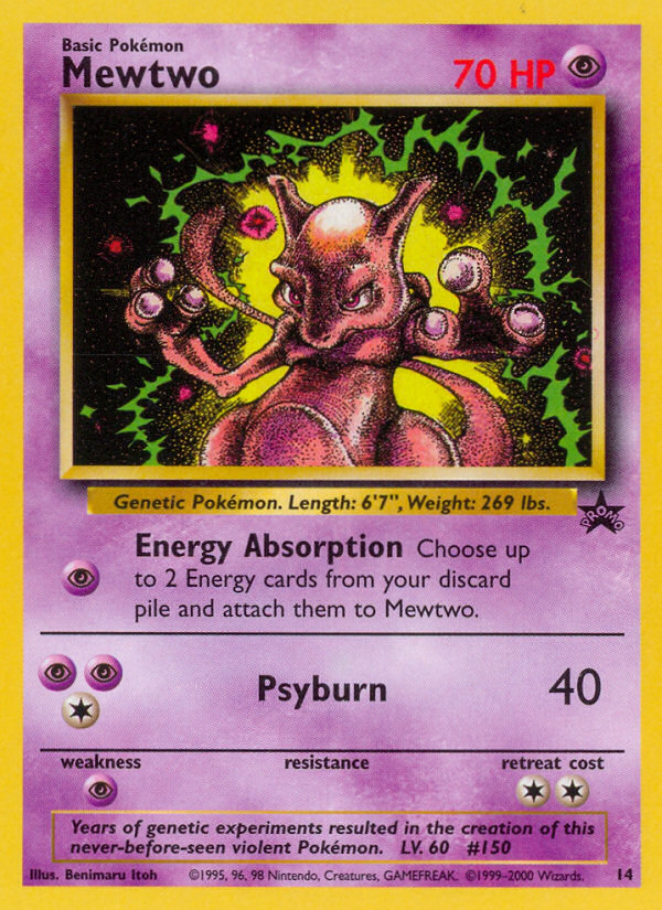 Mewtwo (14) [Wizards of the Coast: Black Star Promos] | Good Games Cannington