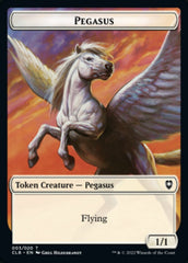 Treasure // Pegasus Double-Sided Token [Commander Legends: Battle for Baldur's Gate Tokens] | Good Games Cannington