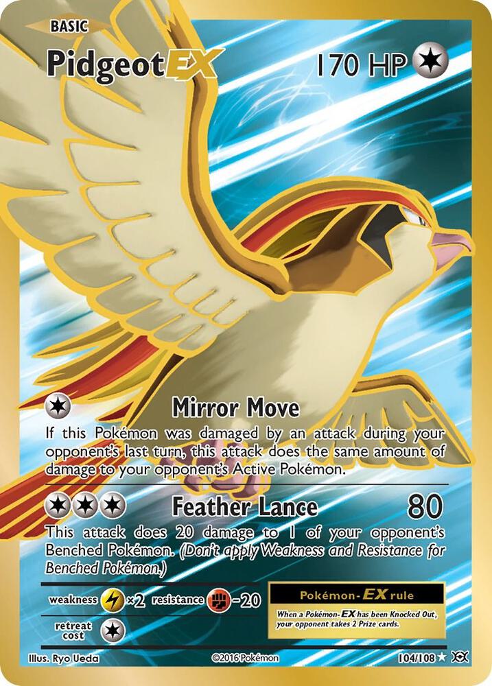 Pidgeot EX 104/108 (XY - Evolutions)  - Holofoil | Good Games Cannington