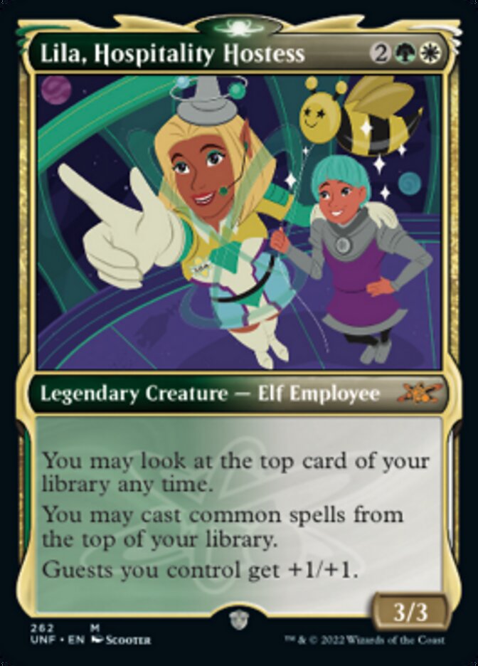 Lila, Hospitality Hostess (Showcase) [Unfinity] | Good Games Cannington