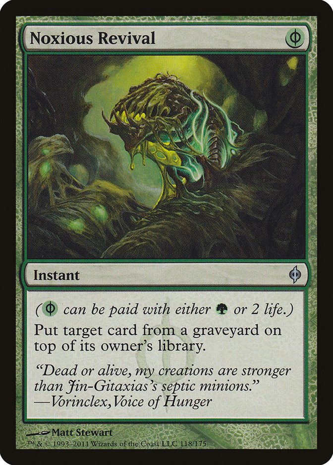 Noxious Revival 118 (New Phyrexia)  - Foil | Good Games Cannington