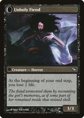 Cloistered Youth // Unholy Fiend [Innistrad] | Good Games Cannington