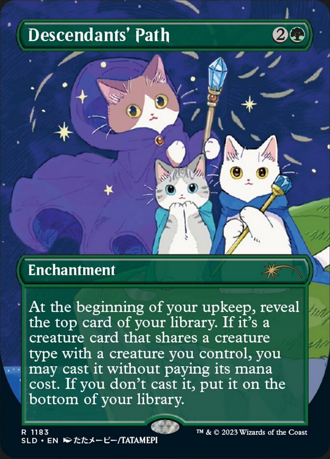 Descendants' Path (Borderless) [Secret Lair Drop Series] | Good Games Cannington