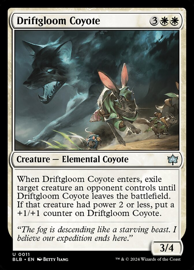 Driftgloom Coyote 11 (Bloomburrow)  - Foil | Good Games Cannington