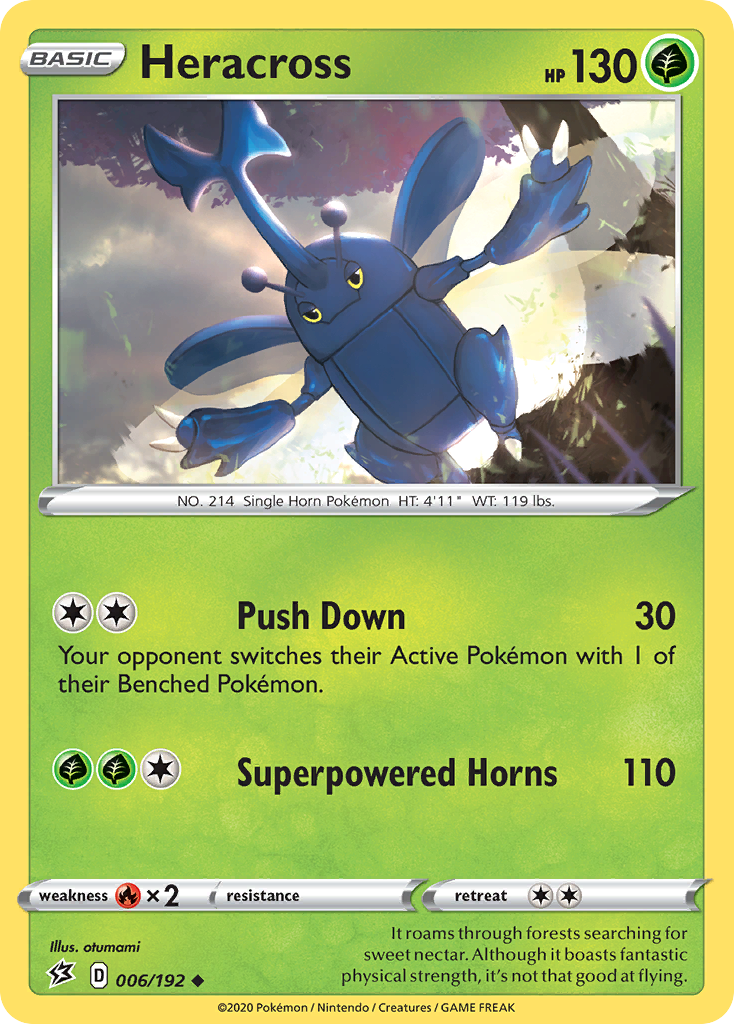 Heracross (006/192) [Sword & Shield: Rebel Clash] | Good Games Cannington