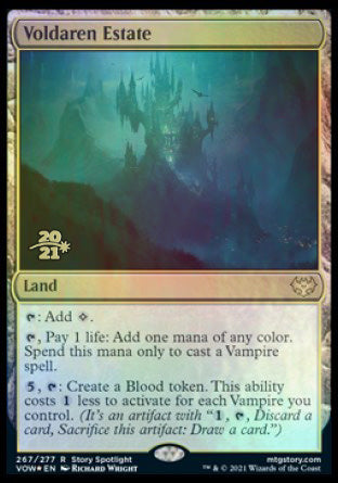 Voldaren Estate [Innistrad: Crimson Vow Prerelease Promos] | Good Games Cannington