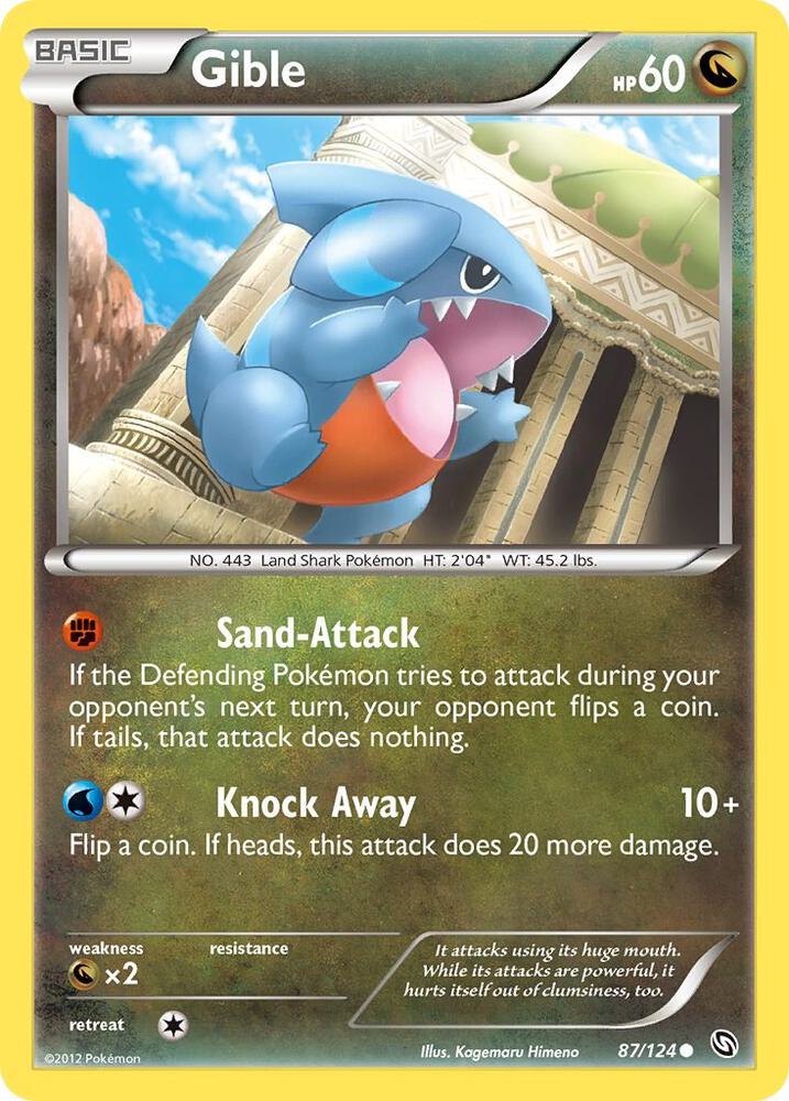 Gible 87/124 (Dragons Exalted)  | Good Games Cannington