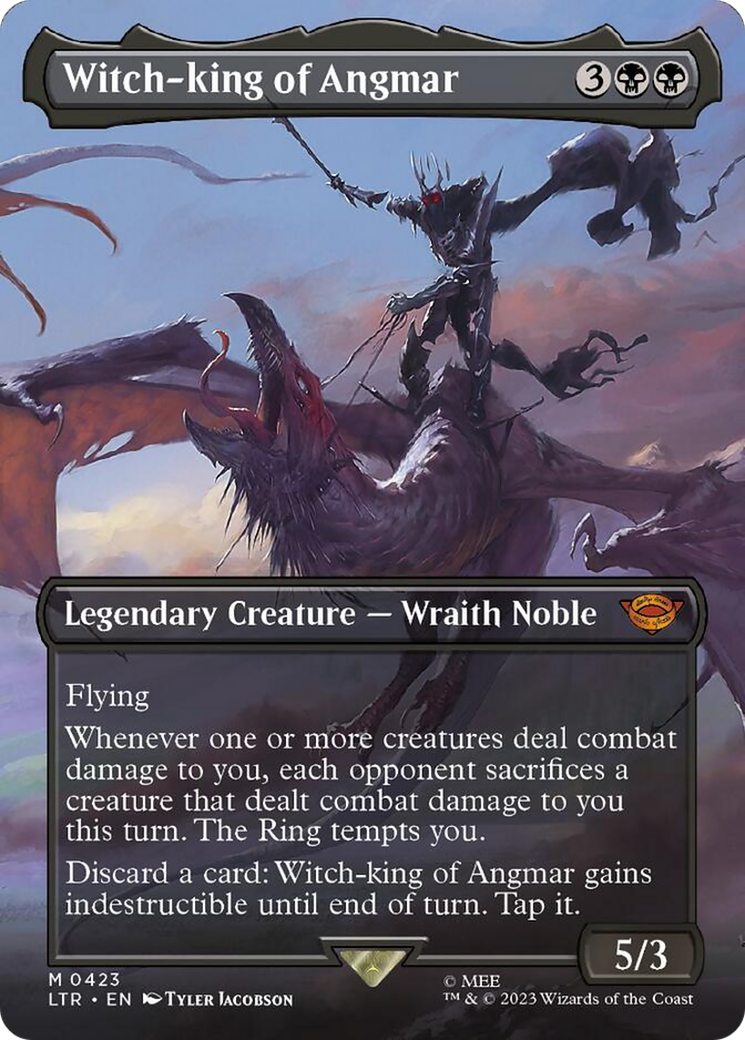 Witch-king of Angmar (Borderless Alternate Art) [The Lord of the Rings: Tales of Middle-Earth] | Good Games Cannington