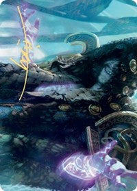 Valki, God of Lies Art Card (Gold-Stamped Signature) [Kaldheim Art Series] | Good Games Cannington