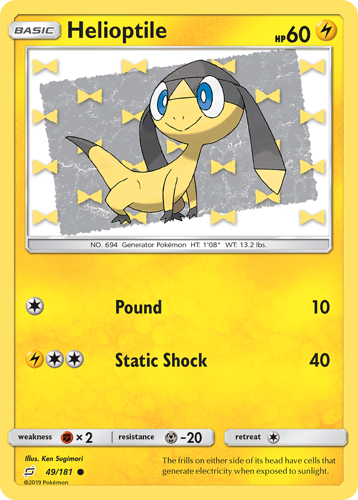 Helioptile (49/181) [Sun & Moon: Team Up] | Good Games Cannington
