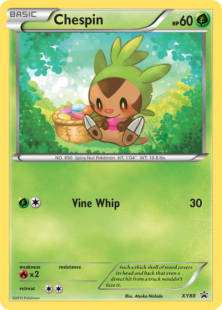 Chespin (XY88) (Collector Chest) [XY: Black Star Promos] | Good Games Cannington