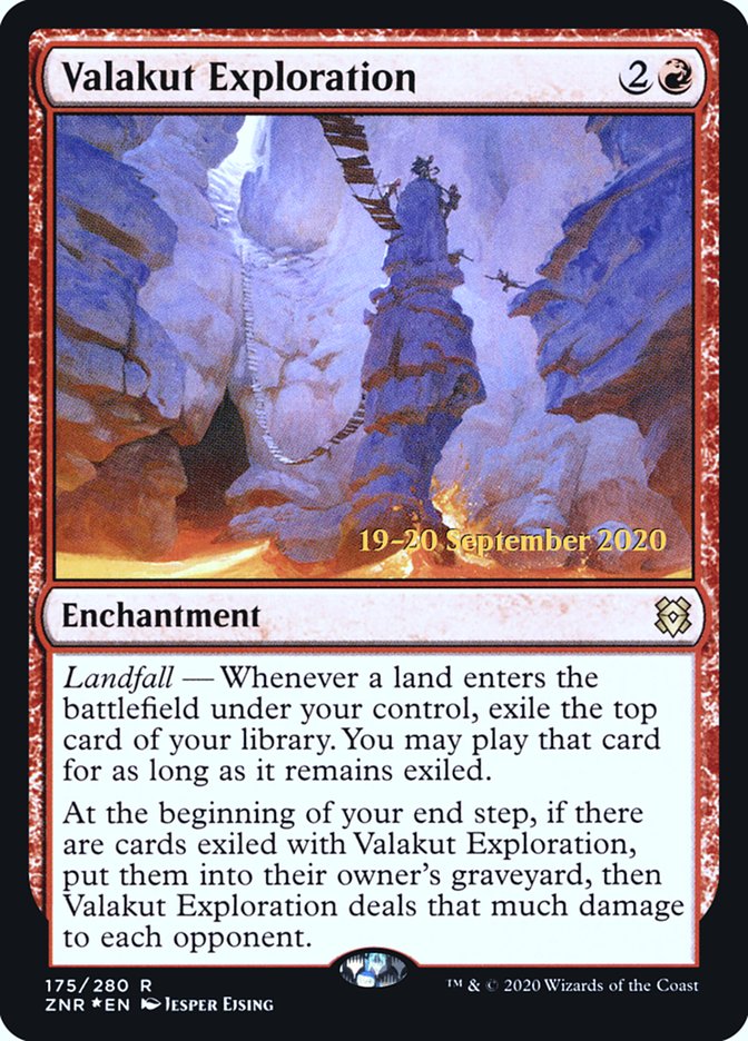 Valakut Exploration [Zendikar Rising Prerelease Promos] | Good Games Cannington