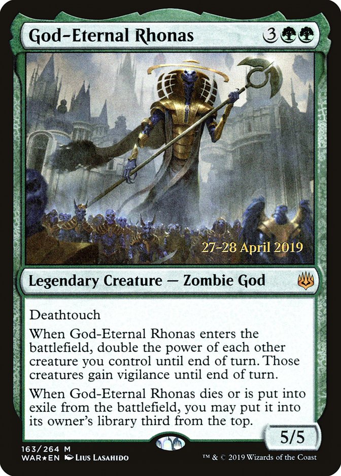 God-Eternal Rhonas [War of the Spark Prerelease Promos] | Good Games Cannington