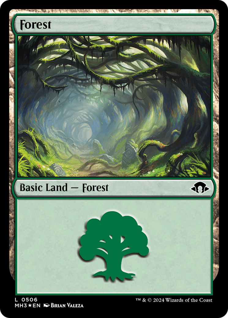Forest (0506) (Ripple Foil) [Modern Horizons 3] | Good Games Cannington