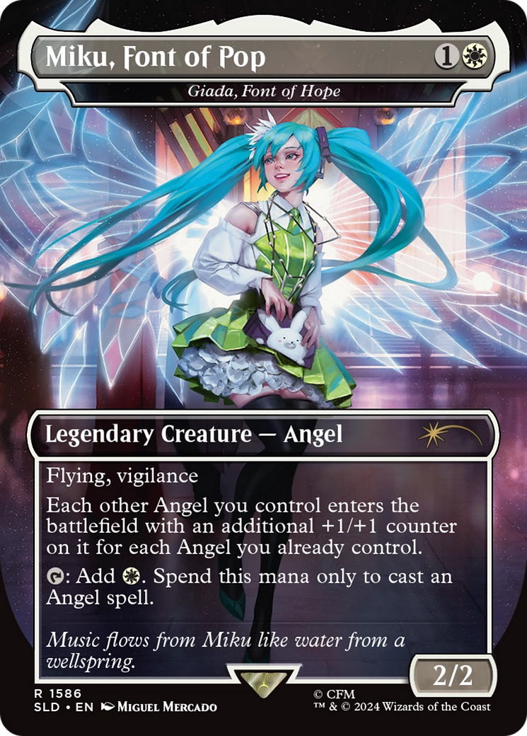 Miku, Font of Pop - Giada, Font of Hope [Secret Lair Drop Series] | Good Games Cannington