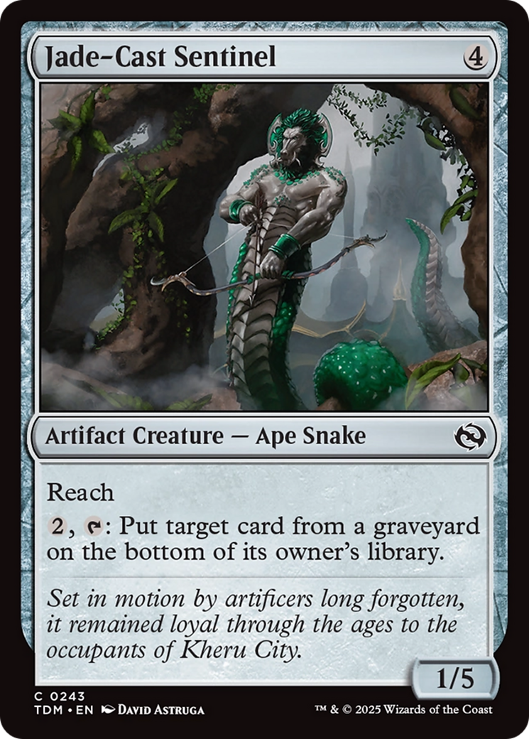 Jade-Cast Sentinel [Tarkir: Dragonstorm] | Good Games Cannington