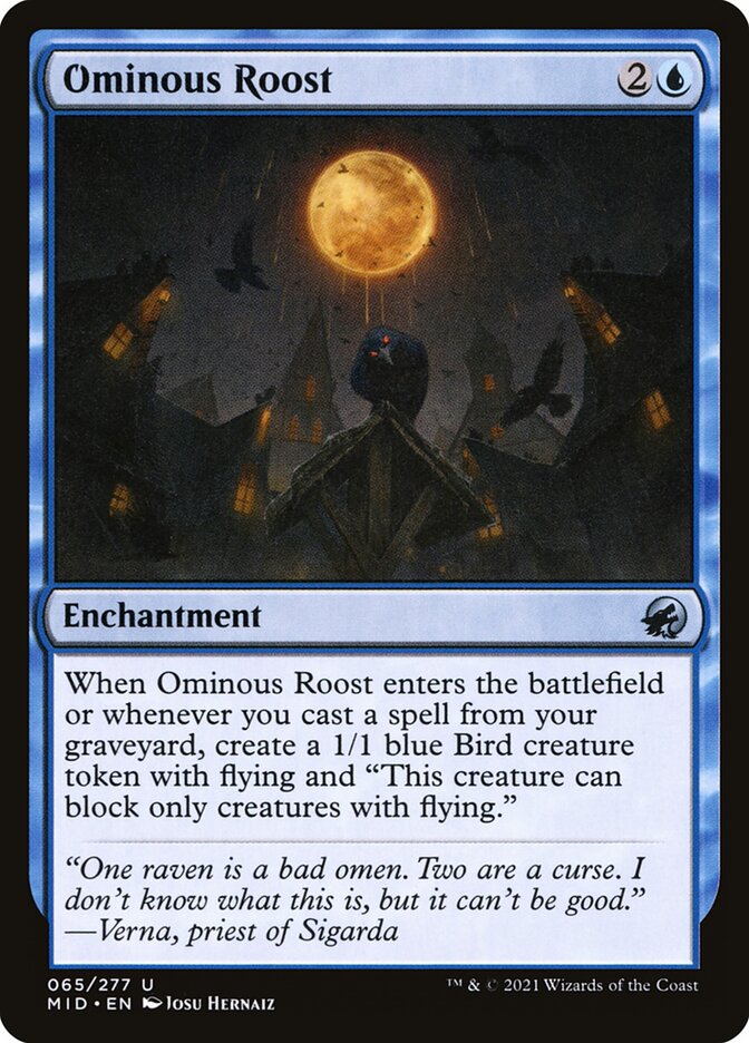 Ominous Roost 65 (Innistrad: Midnight Hunt)  | Good Games Cannington