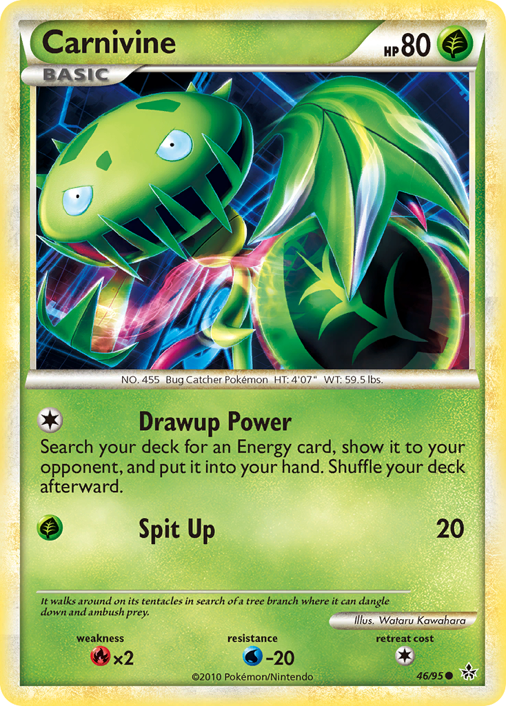 Carnivine (46/95) [HeartGold & SoulSilver: Unleashed] | Good Games Cannington