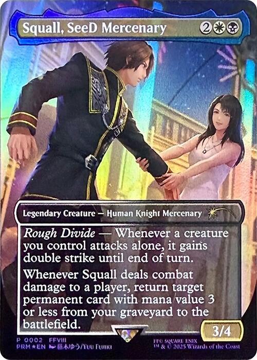 Squall SeeD Mercenary 2 (Standard Showdown Promos)  - Borderless Foil | Good Games Cannington