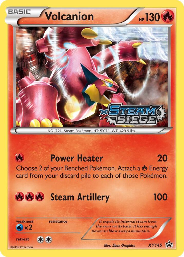 Volcanion XY Steam Siege Prerelease XY145 (XY Promos)  - Holofoil | Good Games Cannington