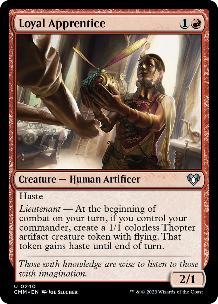 Loyal Apprentice [Commander Masters] | Good Games Cannington