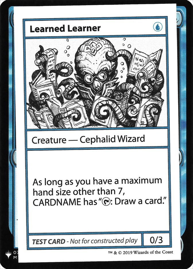 Learned Learner [Mystery Booster Playtest Cards] | Good Games Cannington