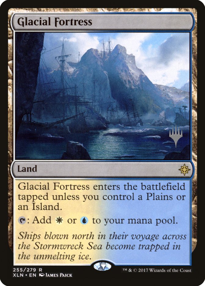 Glacial Fortress (Promo Pack) [Ixalan Promos] | Good Games Cannington
