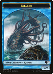 Kraken // Zombie (011/036) Double-Sided Token [Commander 2014 Tokens] | Good Games Cannington
