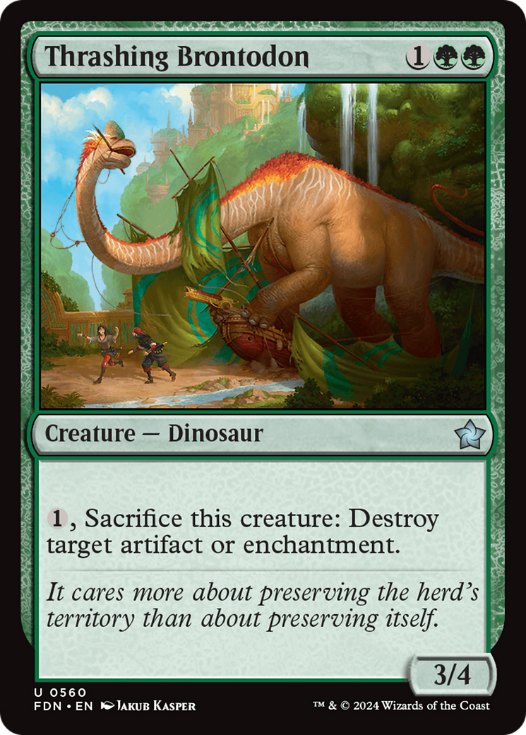 Thrashing Brontodon [Foundations] | Good Games Cannington