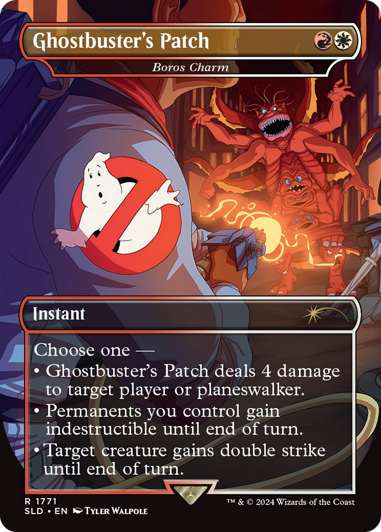 Ghostbuster's Patch - Boros Charm [Secret Lair Drop Series] | Good Games Cannington