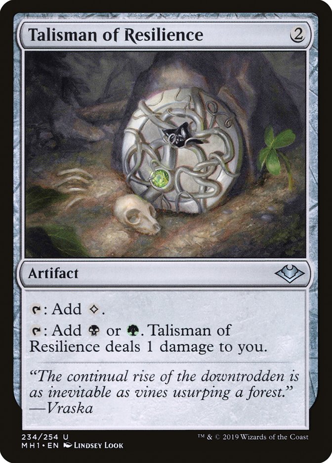 Talisman of Resilience [Modern Horizons] | Good Games Cannington