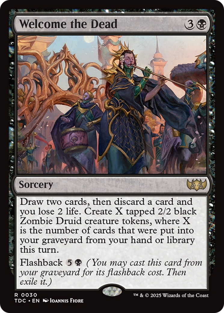 Welcome the Dead [Tarkir: Dragonstorm Commander] | Good Games Cannington