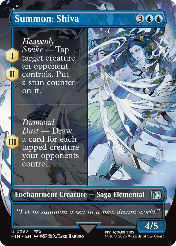 Summon: Shiva (Borderless) [FINAL FANTASY] | Good Games Cannington