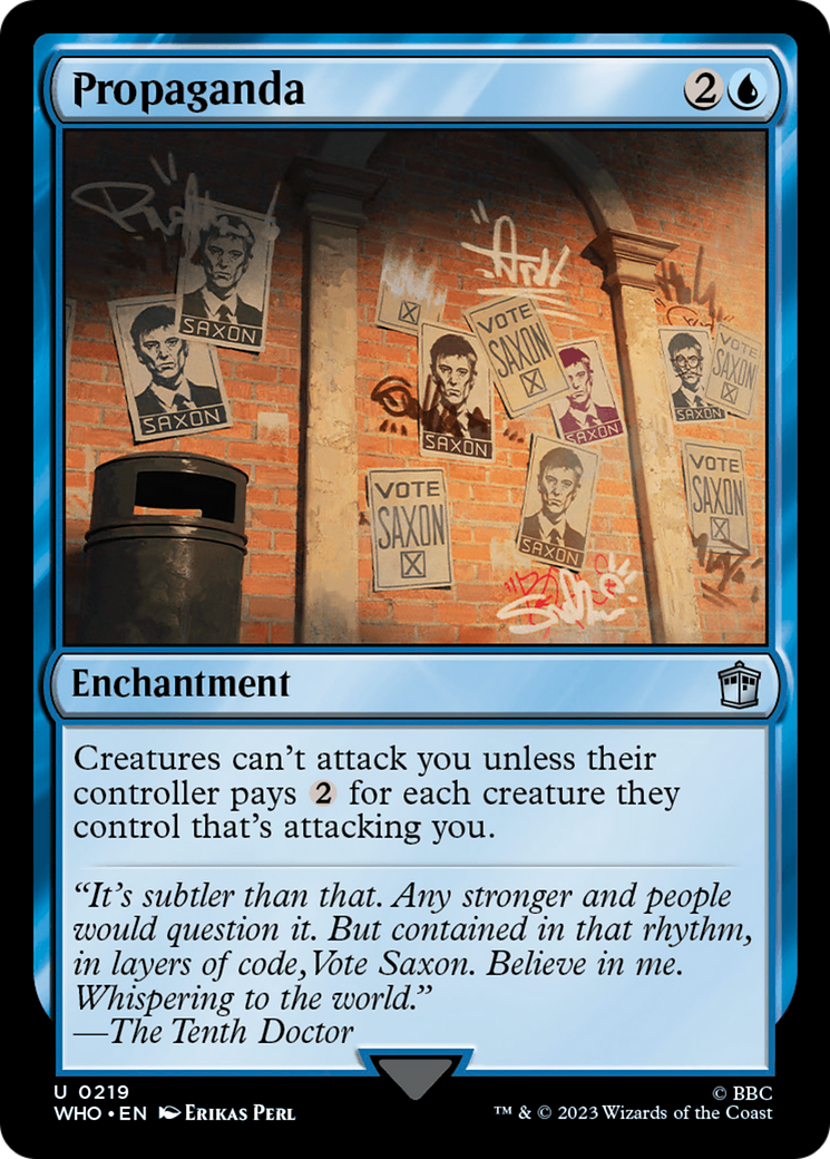 Propaganda [Doctor Who] | Good Games Cannington