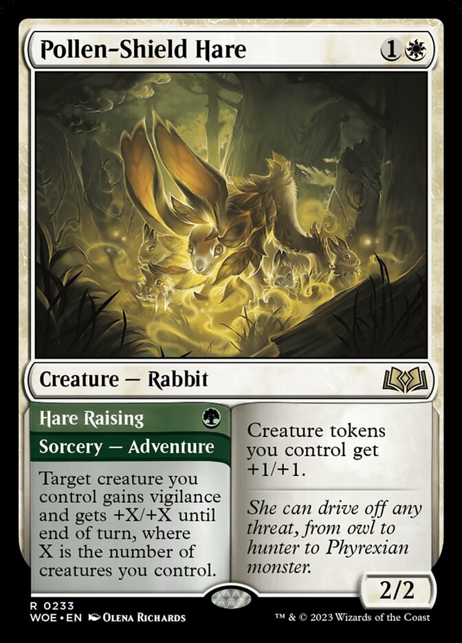 Pollen-Shield Hare // Hare Raising 233 (Wilds of Eldraine)  | Good Games Cannington