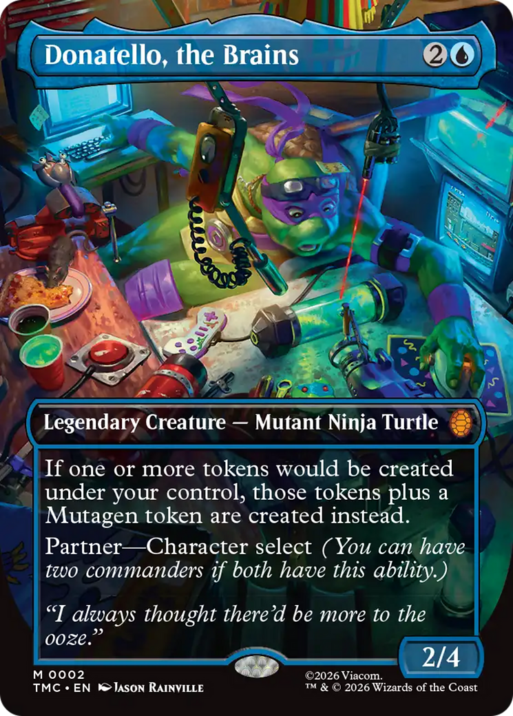Donatello, the Brains (Borderless) [Teenage Mutant Ninja Turtles Commander] | Good Games Cannington